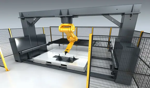 الذهبي الليزر 3D روبوت الليزر قطع آلة